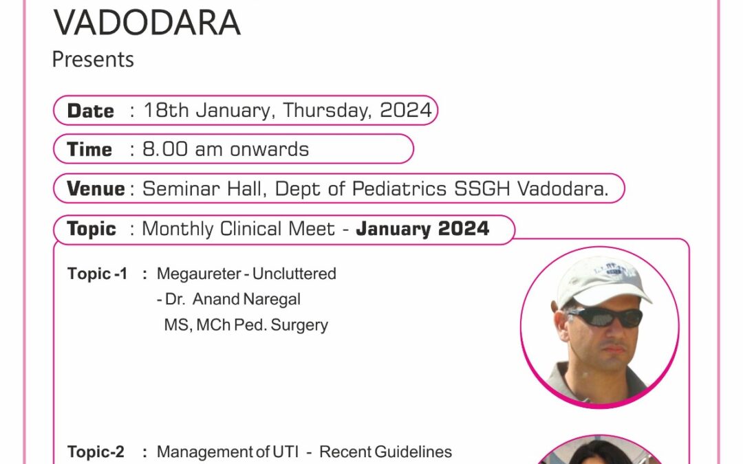 AOP VADODARA MONTHLY CLINICAL MEET – JANUARY 2024