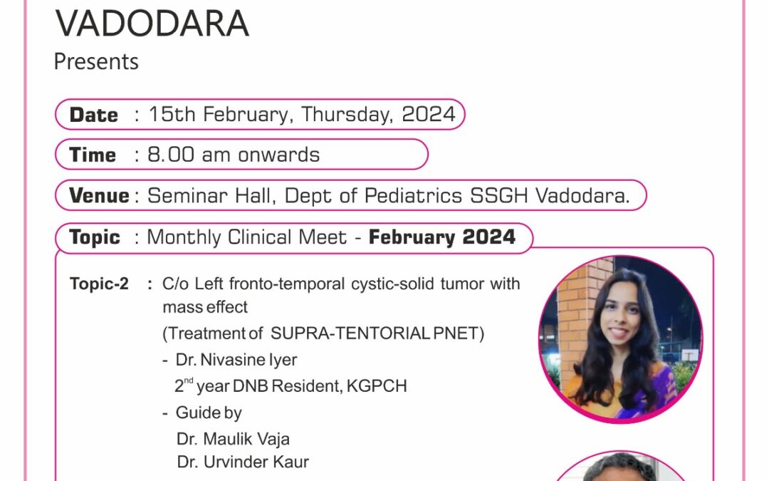 AOP VADODARA MONTHLY CLINICAL MEET – FEBRUARY 2024