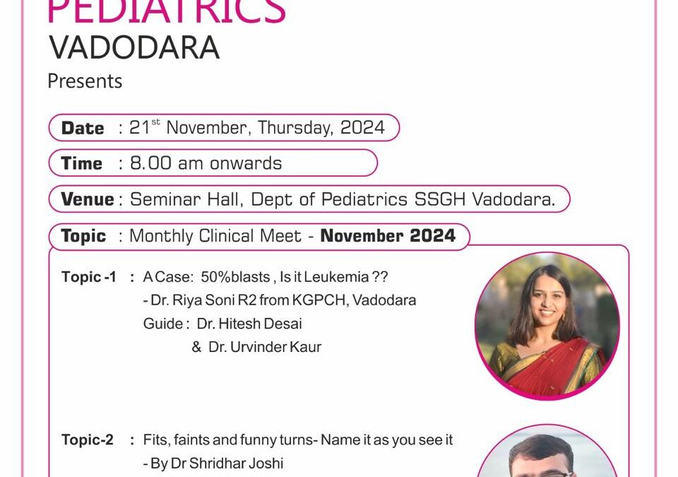 AOP VADODARA MONTHLY CLINICAL MEET [21-11-2024]