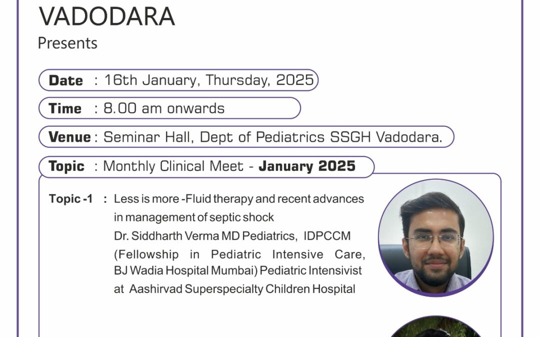 AOP VADODARA MONTHLY CLINICAL MEET [16-01-2025]