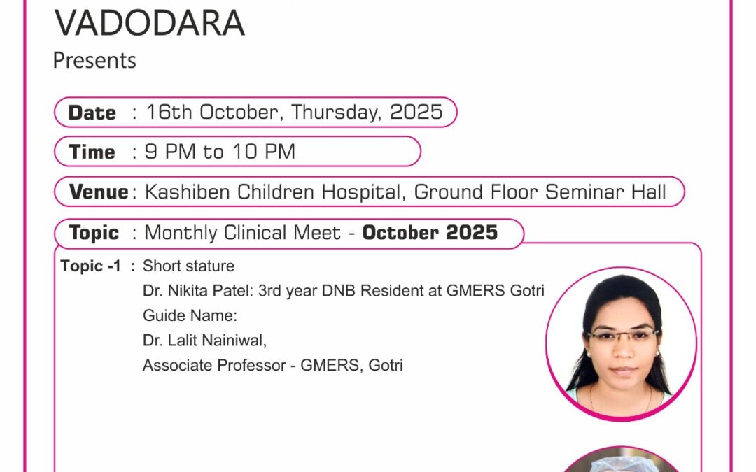 AOP VADODARA MONTHLY CLINICAL MEET [16-10-2025]