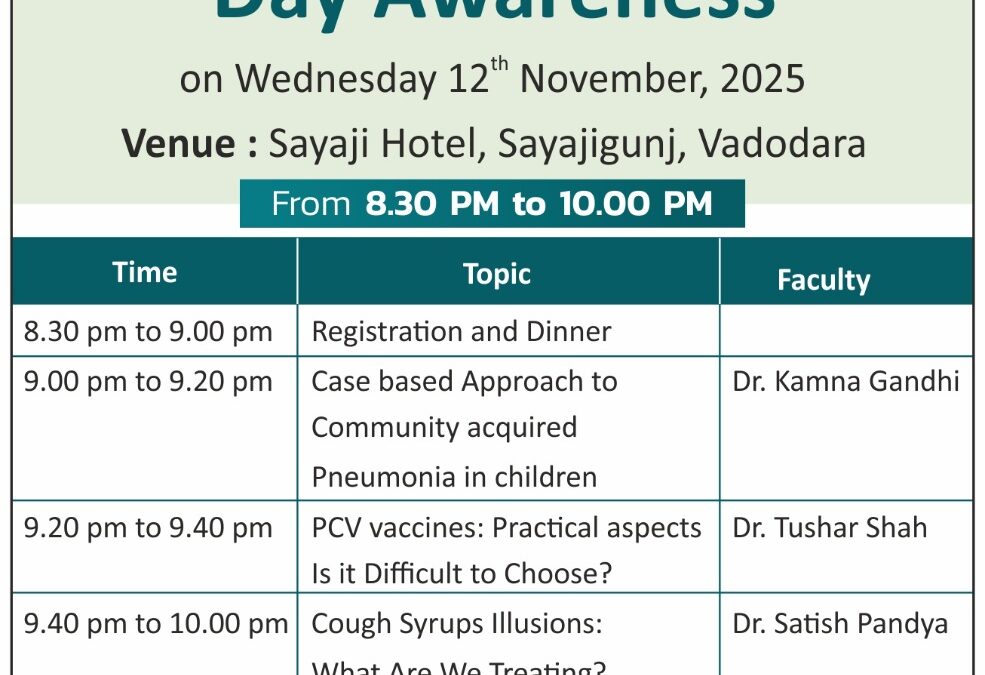 WORLD PNEUMONIA DAY AWARENESS [12-11-2025]
