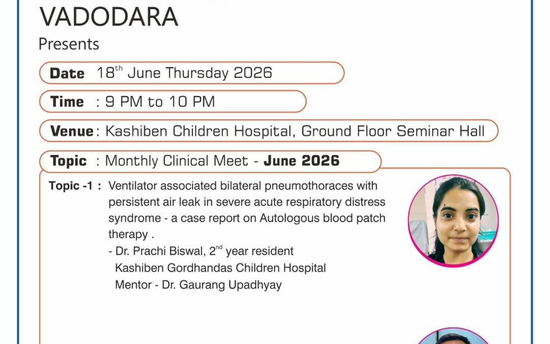 MONTHLY CLINICAL MEET [18-JUNE-2026]